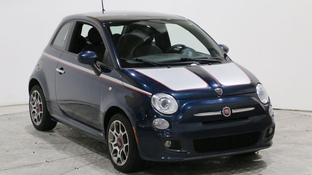 2013 Fiat 500 SPORT AUTO A/C TOIT MAGS BLUETHOOT #0