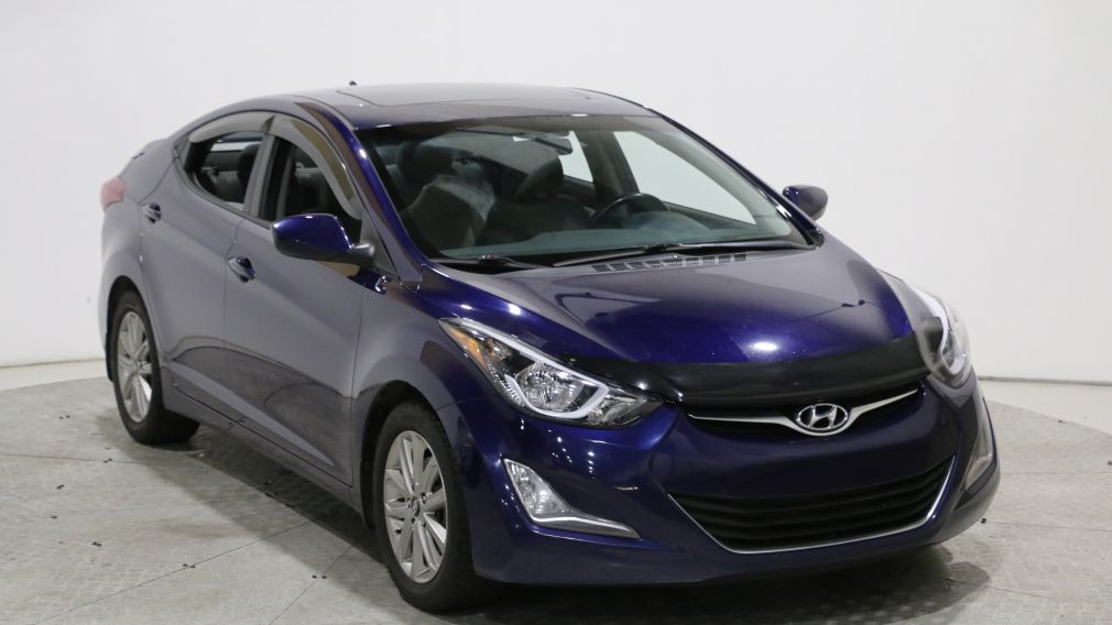 2014 Hyundai Elantra GLS MANUELLE MAGS A/C GR ELECT BLUETOOTH TOIT OUVR #0