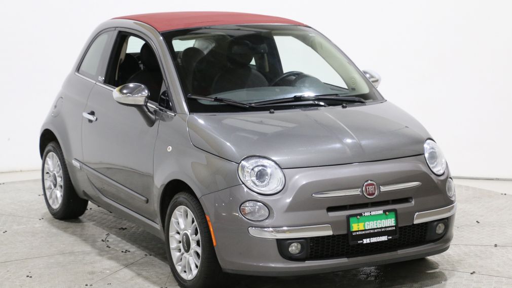 2012 Fiat 500 Lounge Convertible AUTO MAGS A/C GR ELECT BLUETOOT #0