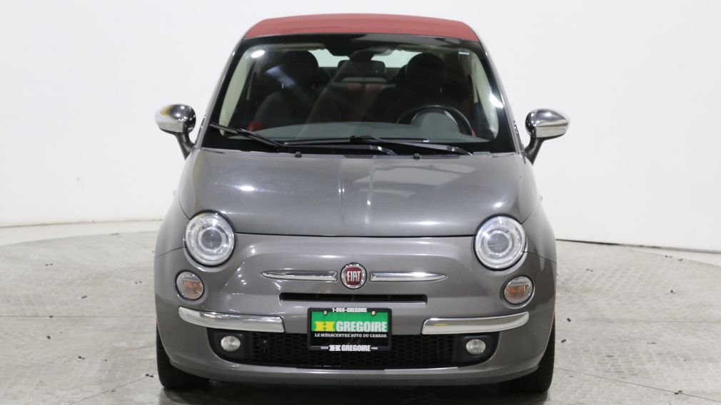 2012 Fiat 500 Lounge Convertible AUTO MAGS A/C GR ELECT BLUETOOT #1