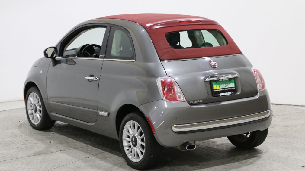 2012 Fiat 500 Lounge Convertible AUTO MAGS A/C GR ELECT BLUETOOT #4