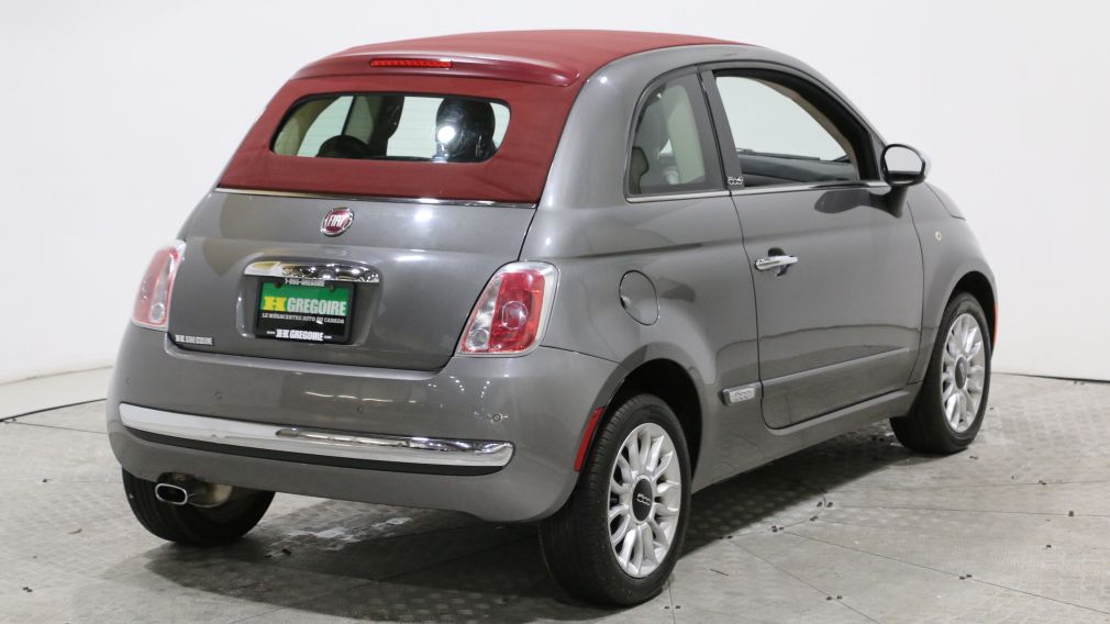 2012 Fiat 500 Lounge Convertible AUTO MAGS A/C GR ELECT BLUETOOT #6