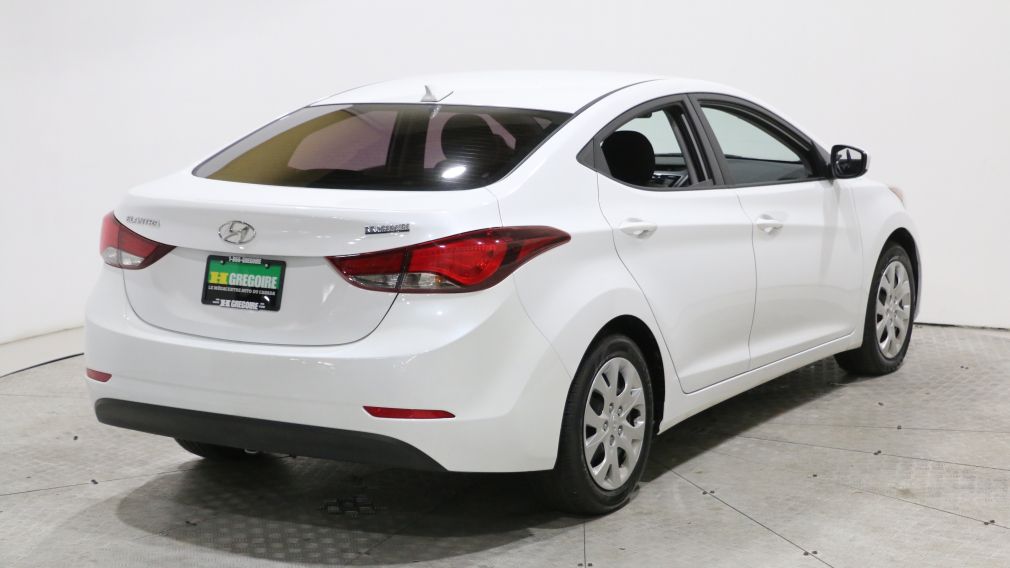 2016 Hyundai Elantra GL MAN A/C BLUETOOTH GR ELECTRIQUE #6