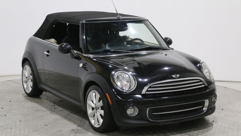 2012 Mini Cooper 2dr CONVERTIBLE MANUELLE MAGS BLUETOOTH A/C GR ELE #9