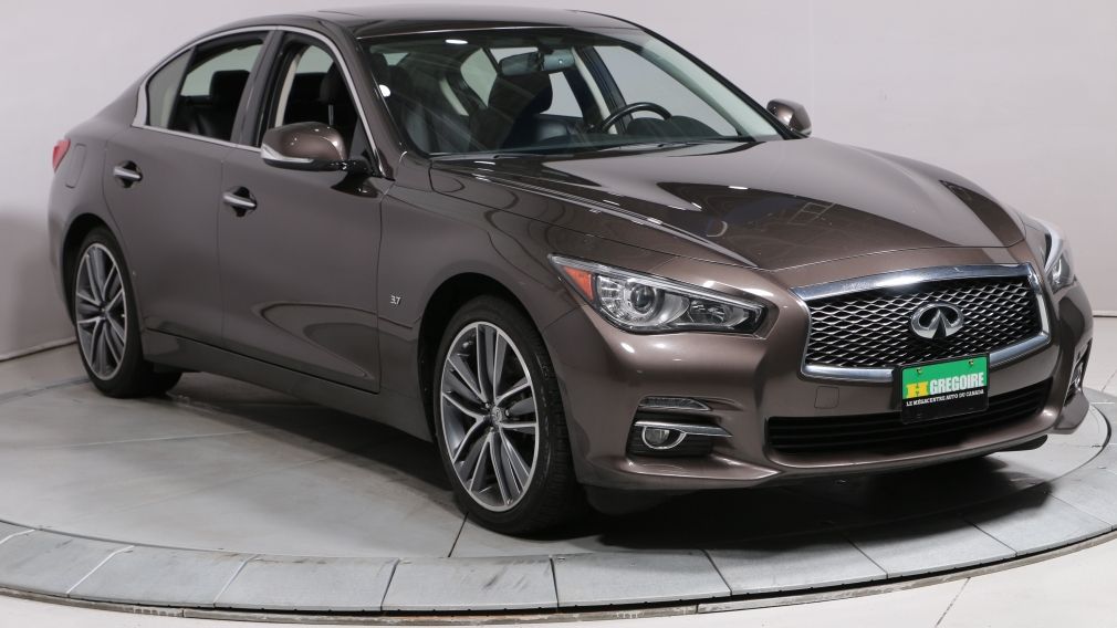 2015 Infiniti Q50 AWD BLUETOOTH CUIR NAVIGATION TOIT OUVRANT CAMERA #0