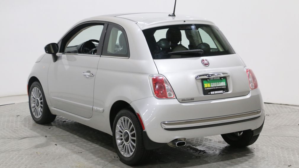 2012 Fiat 500 Lounge AUTO A/C CUIR TOIT BLUETOOTH GR ELECTRIQUE #4