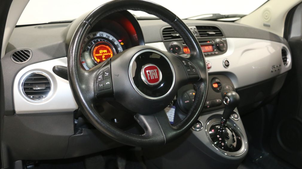 2012 Fiat 500 Lounge AUTO A/C CUIR TOIT BLUETOOTH GR ELECTRIQUE #8