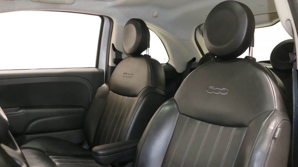 2012 Fiat 500 Lounge AUTO A/C CUIR TOIT BLUETOOTH GR ELECTRIQUE #9