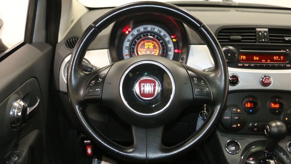 2012 Fiat 500 Lounge AUTO A/C CUIR TOIT BLUETOOTH GR ELECTRIQUE #13