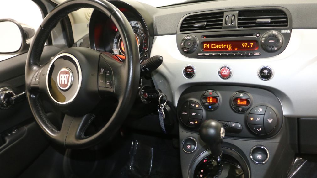 2012 Fiat 500 Lounge AUTO A/C CUIR TOIT BLUETOOTH GR ELECTRIQUE #19