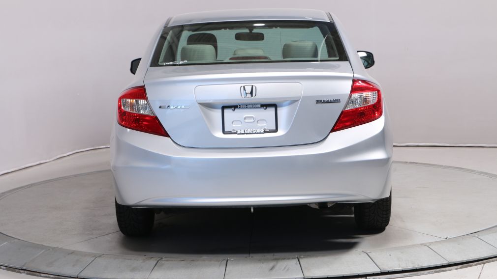 2012 Honda Civic LX A/C GR ELECT BLUETOOTH #5