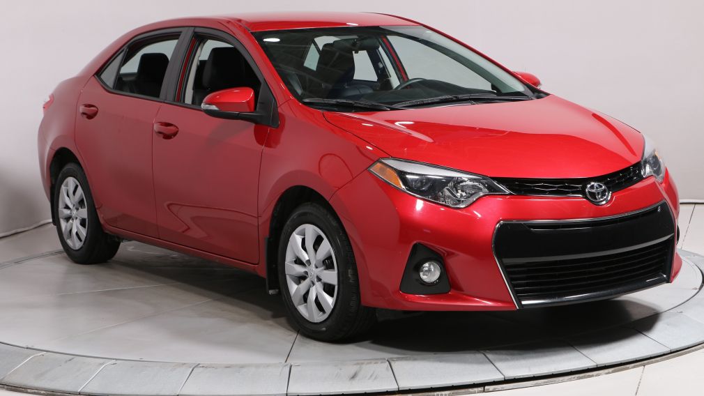 2015 Toyota Corolla S AUTO A/C CAM RECUL CUIR BLUETOOTH #0