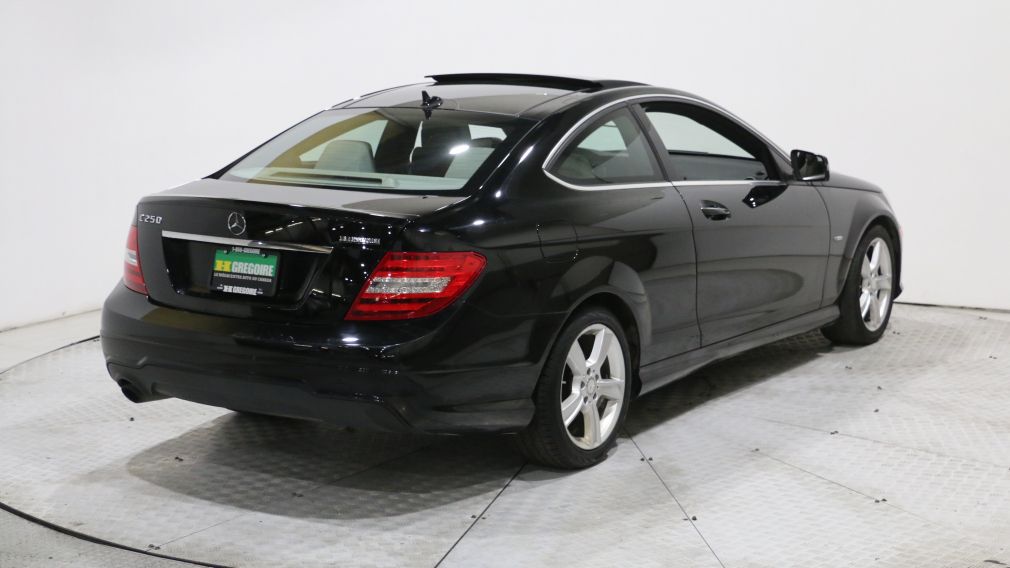 2012 Mercedes Benz C250 C250 Coupe AUTO MAGS A/C GR ELECT BLUETOOTH TOIT #6