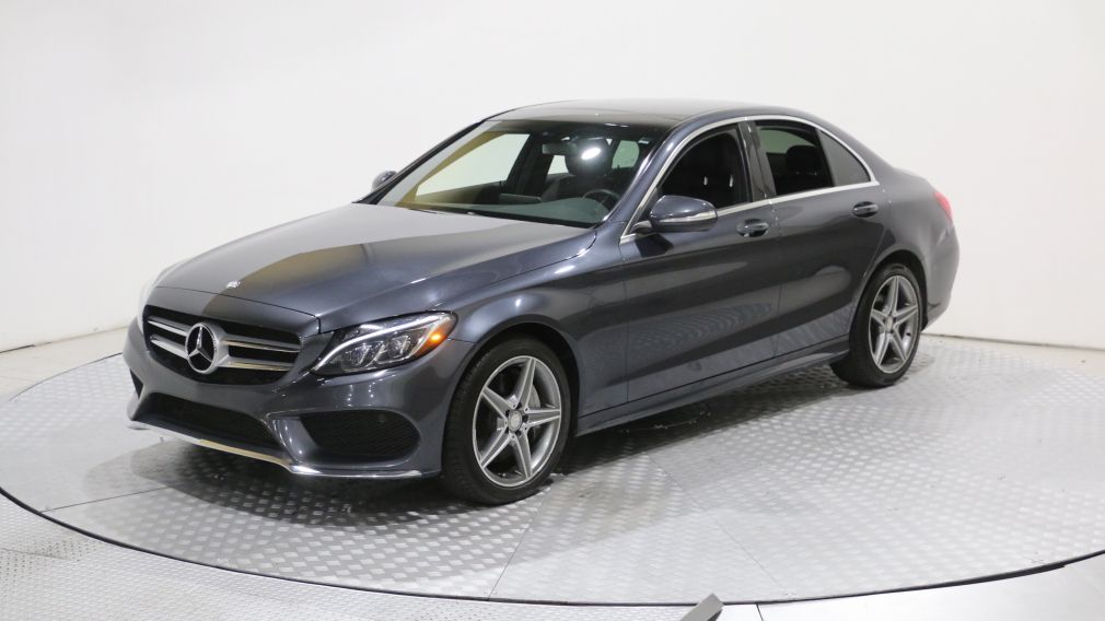 2015 Mercedes Benz C300 C 300 4MATIC AMG-MAGS GR ELECT BLUETOOTH TOIT OUVR #2
