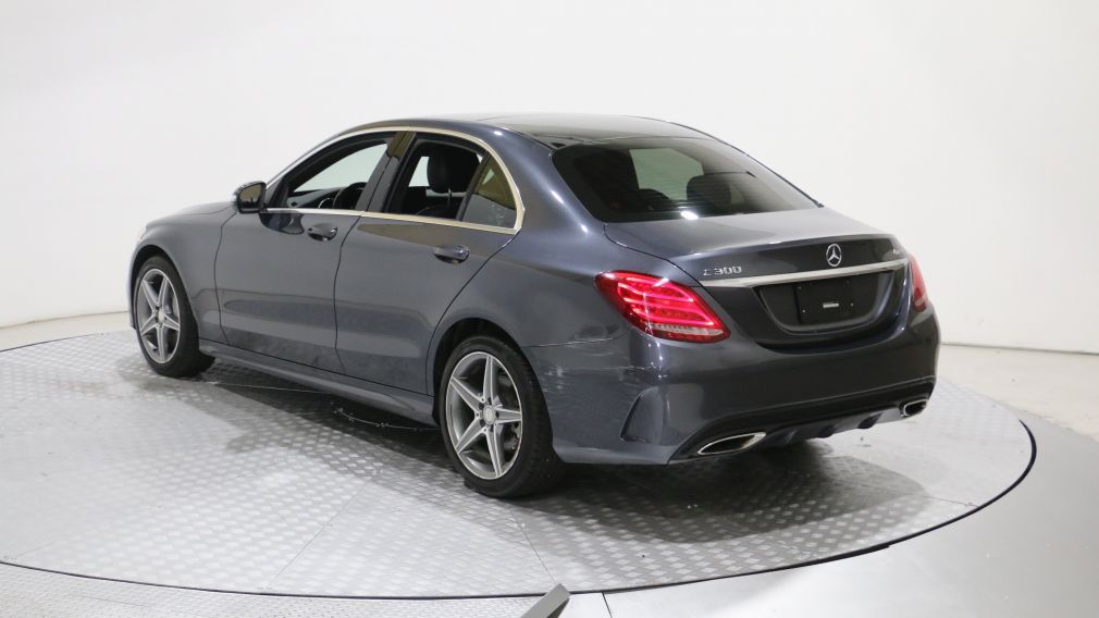 2015 Mercedes Benz C300 C 300 4MATIC AMG-MAGS GR ELECT BLUETOOTH TOIT OUVR #5