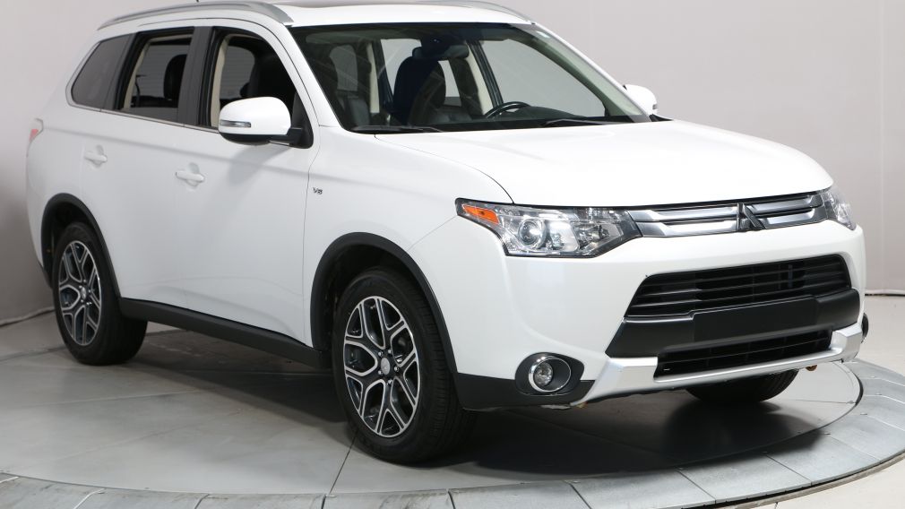 2015 Mitsubishi Outlander GT 7PLACES CUIR TOIT NAV CAM RECUL #0