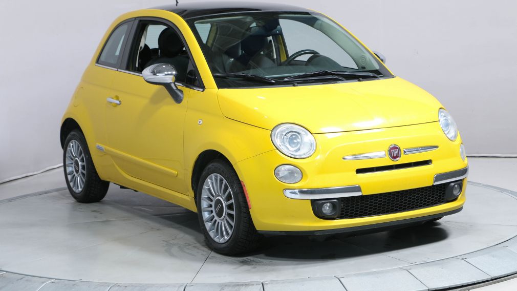 2012 Fiat 500 Lounge CUIR MAGS BLUETOOTH A/C GR ELECT #0