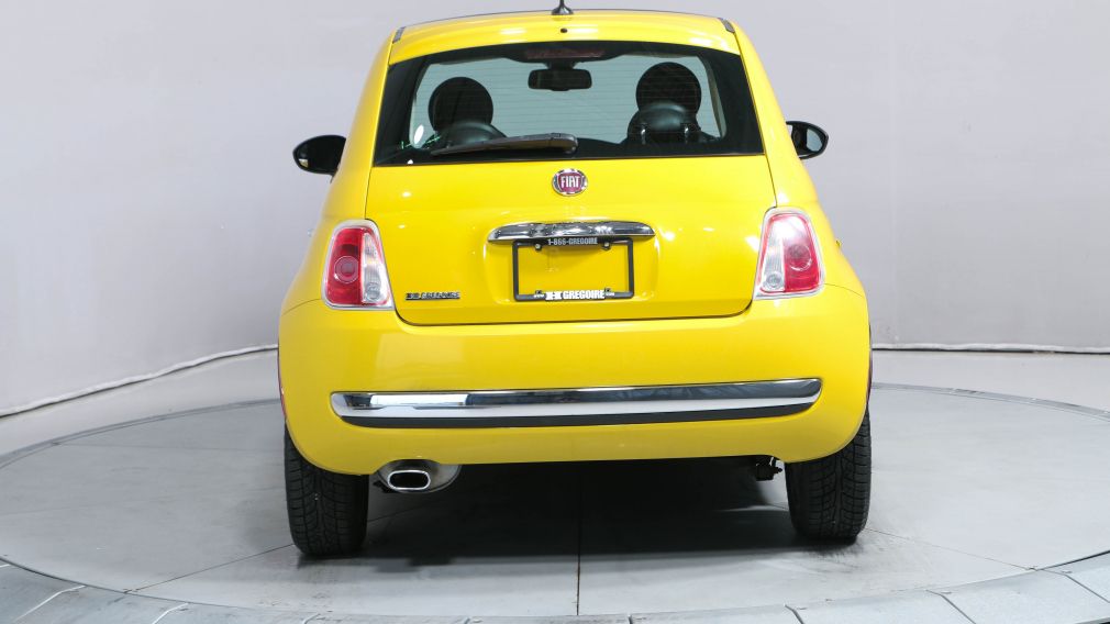 2012 Fiat 500 Lounge CUIR MAGS BLUETOOTH A/C GR ELECT #4