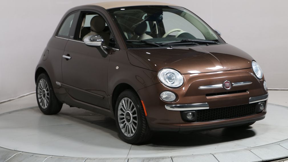 2013 Fiat 500 LOUNGE CONVERTIBLE AUTO CUIR MAGS #0