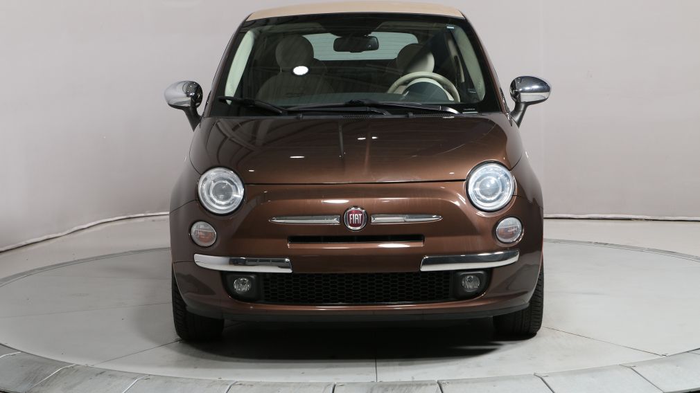 2013 Fiat 500 LOUNGE CONVERTIBLE AUTO CUIR MAGS #2