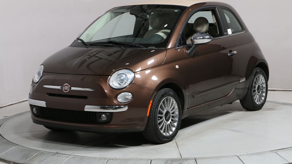 2013 Fiat 500 LOUNGE CONVERTIBLE AUTO CUIR MAGS #3