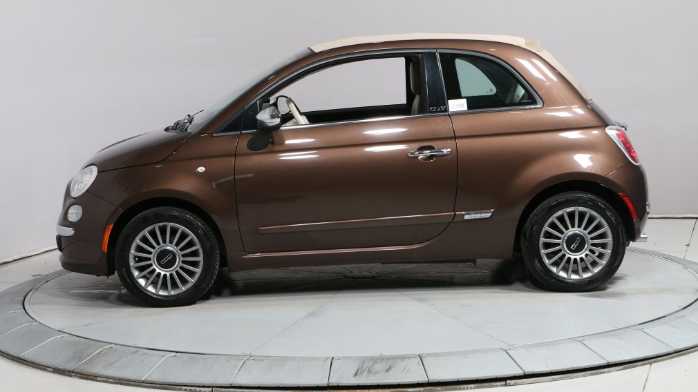 2013 Fiat 500 LOUNGE CONVERTIBLE AUTO CUIR MAGS #4