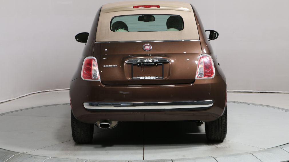 2013 Fiat 500 LOUNGE CONVERTIBLE AUTO CUIR MAGS #6