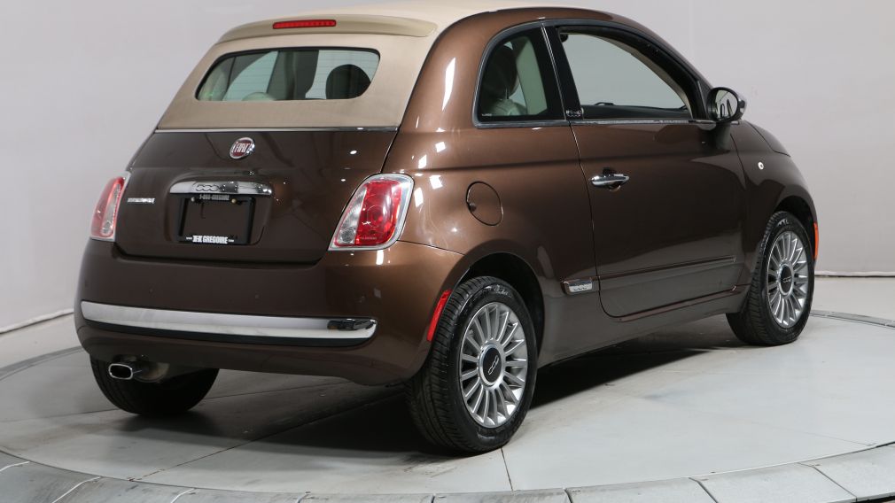 2013 Fiat 500 LOUNGE CONVERTIBLE AUTO CUIR MAGS #7