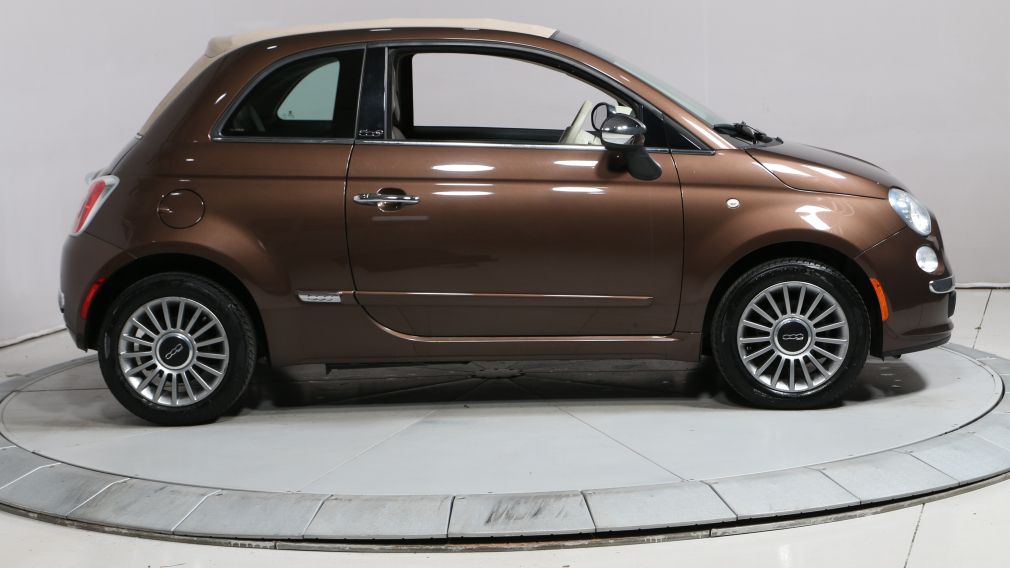 2013 Fiat 500 LOUNGE CONVERTIBLE AUTO CUIR MAGS #8