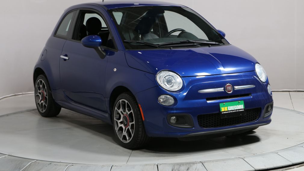 2014 Fiat 500 Sport AUTO A/C GR ELECT BLUETOOTH CUIR/TISSU #0