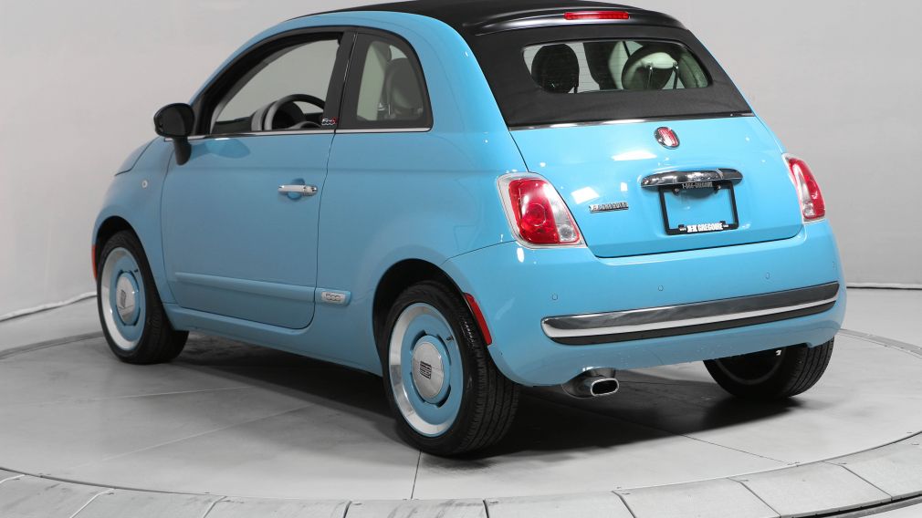 2015 Fiat 500c Lounge CONVERTIBLE CUIR BLUETOOTH MAGS #4