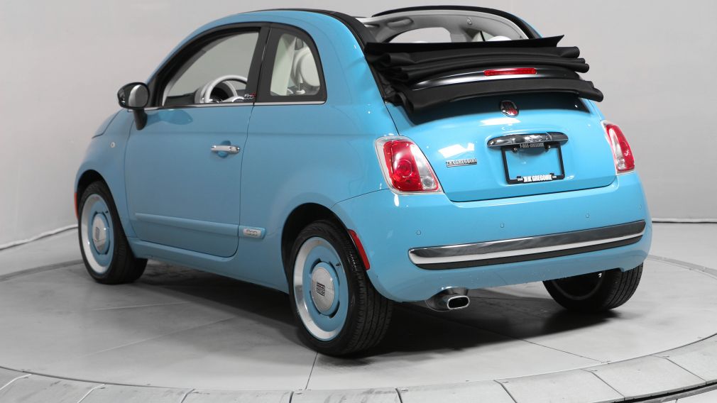 2015 Fiat 500c Lounge CONVERTIBLE CUIR BLUETOOTH MAGS #8