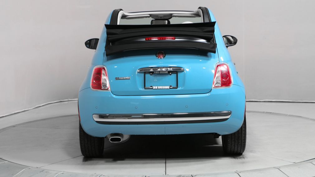 2015 Fiat 500c Lounge CONVERTIBLE CUIR BLUETOOTH MAGS #9