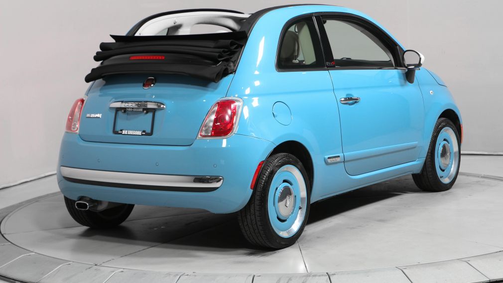 2015 Fiat 500c Lounge CONVERTIBLE CUIR BLUETOOTH MAGS #10