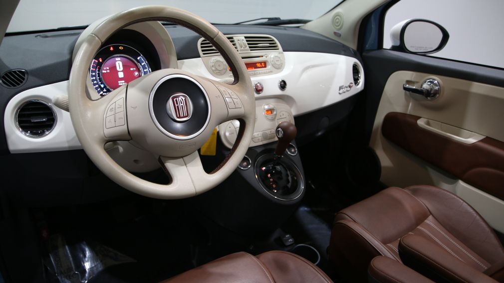 2015 Fiat 500c Lounge CONVERTIBLE CUIR BLUETOOTH MAGS #11