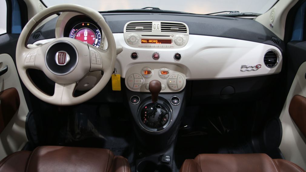 2015 Fiat 500c Lounge CONVERTIBLE CUIR BLUETOOTH MAGS #14