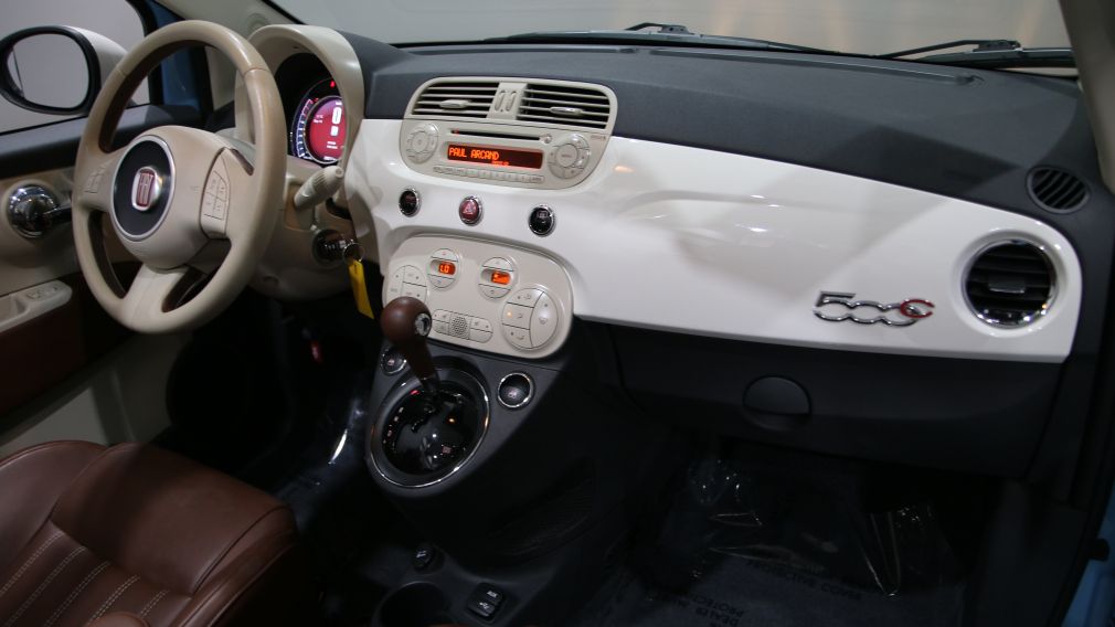 2015 Fiat 500c Lounge CONVERTIBLE CUIR BLUETOOTH MAGS #23