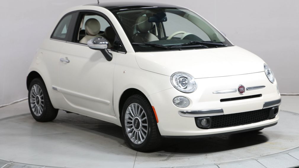 2012 Fiat 500 LOUNGE A/C CUIR TOIT MAGS #0