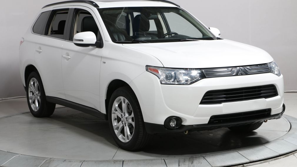 2014 Mitsubishi Outlander GT AWD A/C CUIR TOIT NAV MAGS #0