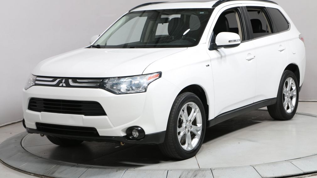 2014 Mitsubishi Outlander GT AWD A/C CUIR TOIT NAV MAGS #2