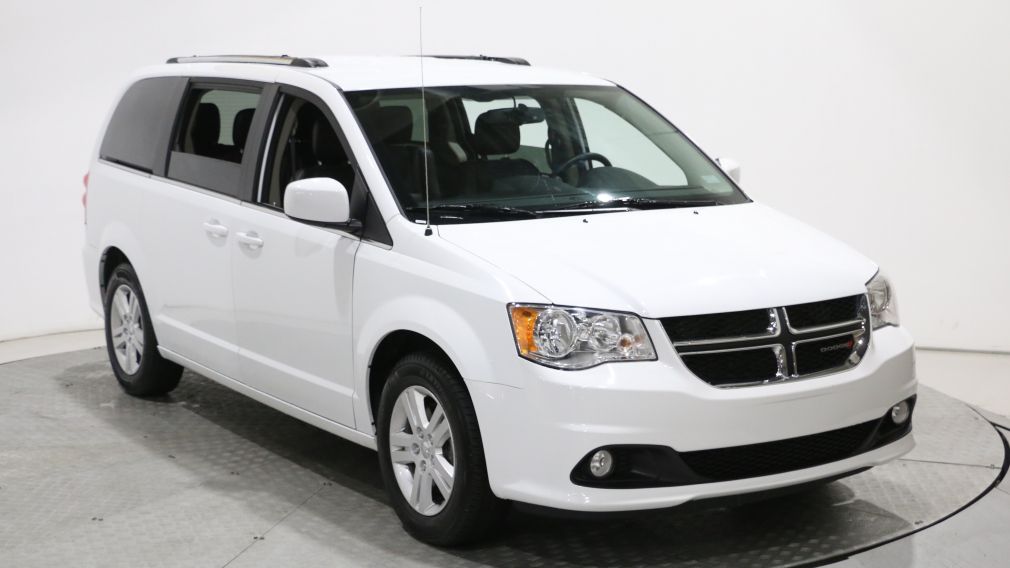 2018 Dodge GR Caravan CREW PLUS CUIR NAV STOW N GO BLUETOOTH CAMERA RECU #0