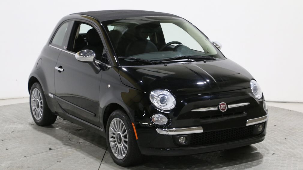 2015 Fiat 500c LOUNGE CONVERTIBLE CUIR MAGS BLUETOOTH #0