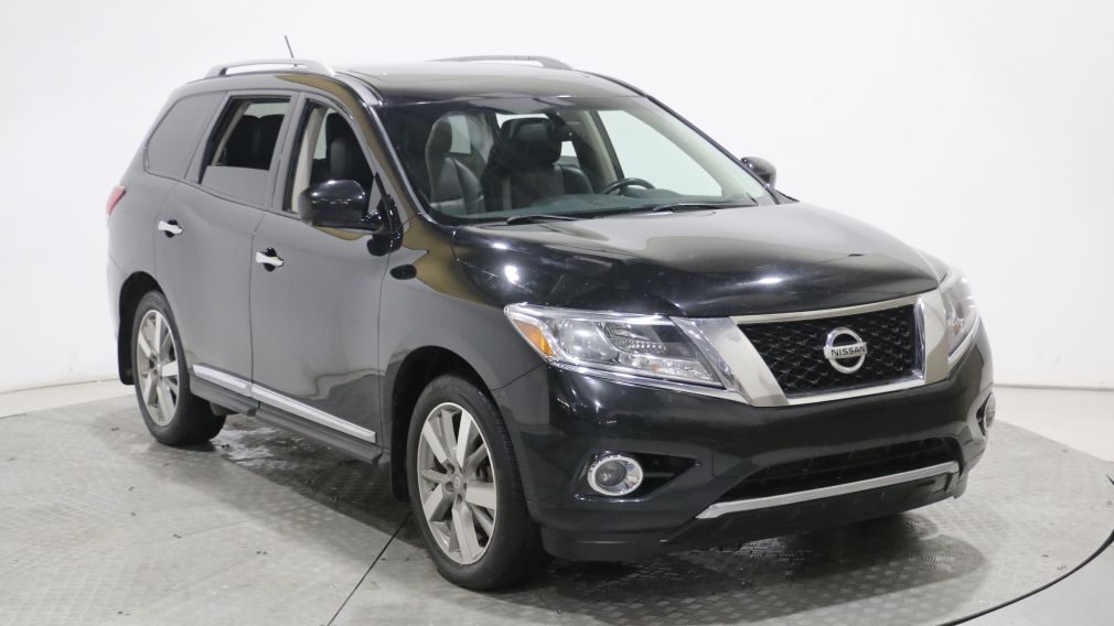 2016 Nissan Pathfinder Platinum AWD AC GR ELECT CUIR DVD CAMERA TOIT NAVI #0