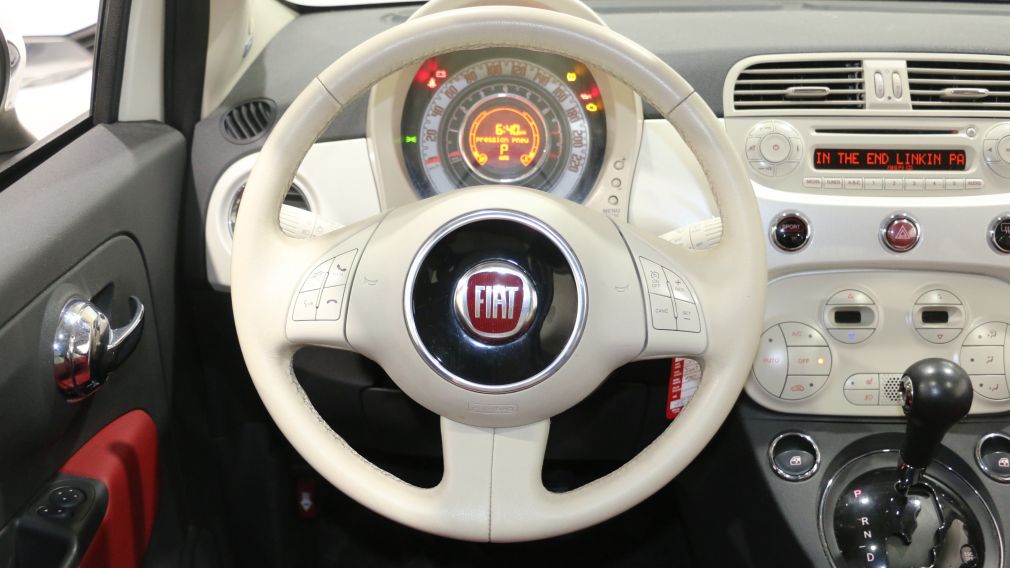 2012 Fiat 500 LOUNGE A/C CUIR TOIT MAGS BLUETOOTH #13