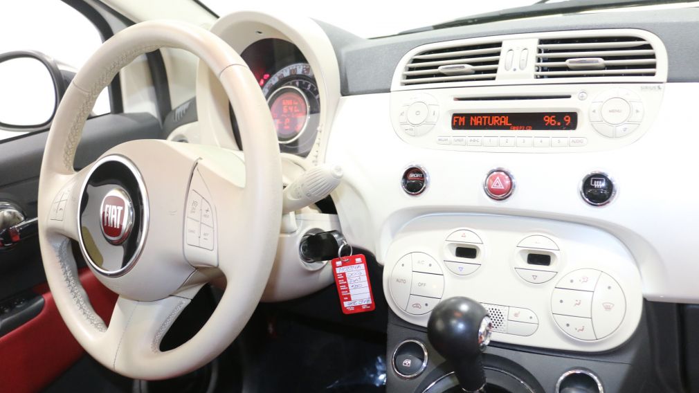 2012 Fiat 500 LOUNGE A/C CUIR TOIT MAGS BLUETOOTH #18