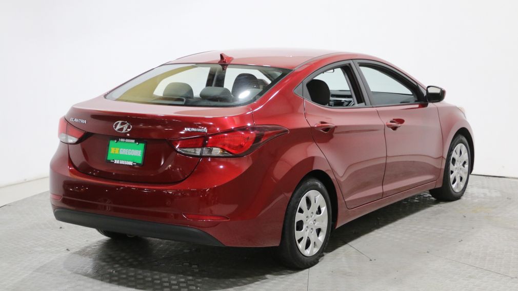 2014 Hyundai Elantra GL AUTO AC GR ELECT BLUETOOTH BAS KILOMETRAGE #6