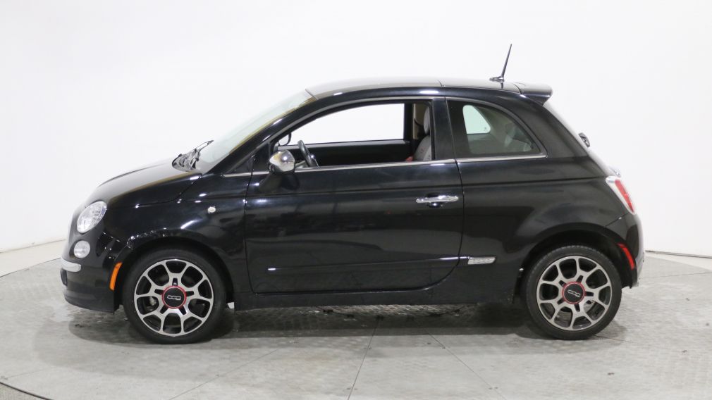 2012 Fiat 500 LOUNGE CUIR TOIT PANO MAGS BLUETOOTH #3