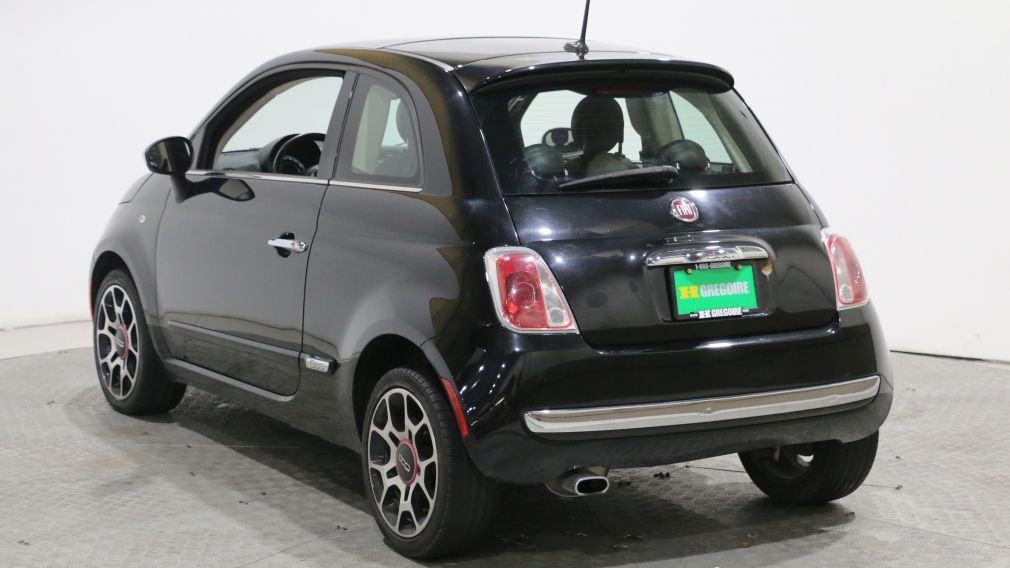 2012 Fiat 500 LOUNGE CUIR TOIT PANO MAGS BLUETOOTH #4