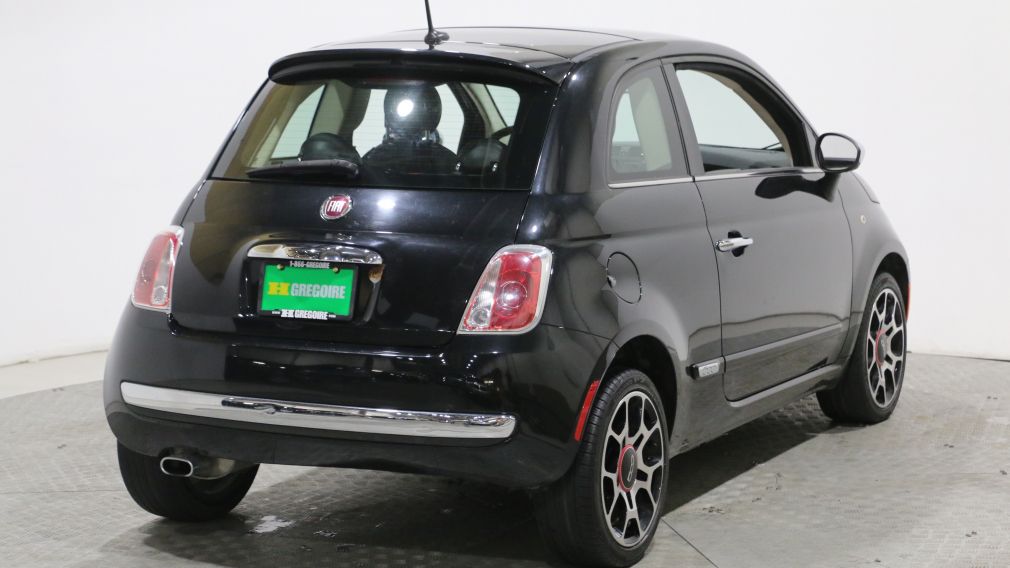 2012 Fiat 500 LOUNGE CUIR TOIT PANO MAGS BLUETOOTH #6