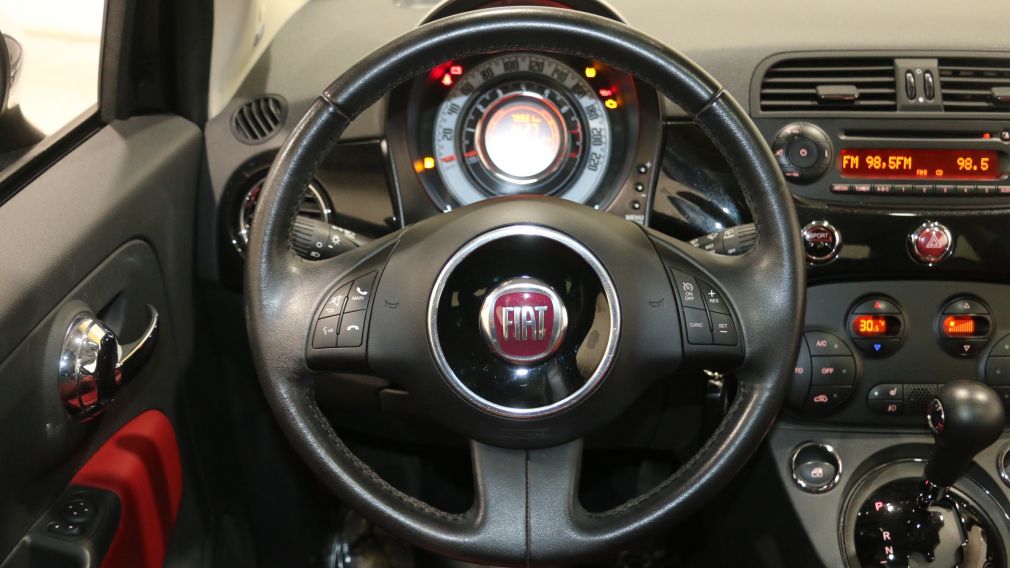 2012 Fiat 500 LOUNGE CUIR TOIT PANO MAGS BLUETOOTH #13